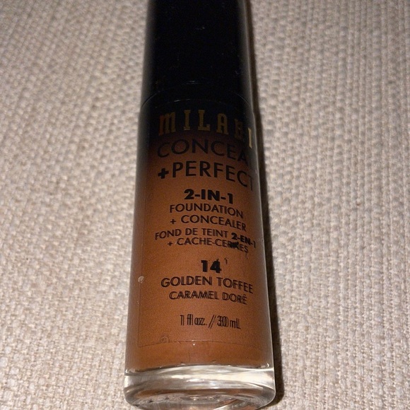 🆕milani 2IN1 FOUNDATION+CONCEAL 14 GOLDEN TOFFEE - Picture 6 of 6